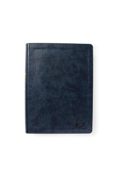 CSB E3 Discipleship Bible, Navy LeatherTouch (FCA)