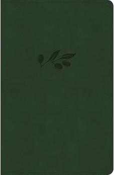 CSB Personal Size Giant Print Bible, Olive LeatherTouch, Indexed, Red Letter, Presentation Page, Footnotes, Full-Color Maps, Easy-to-Read Bible Serif Type