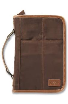 Bible Cover, Aviator Brown, Suede, XL 025986823870