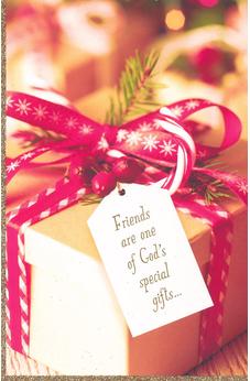 DaySpring - Friends Are Special Gifts - 18 Christmas Premium Boxed Cards, KJV (J0432)