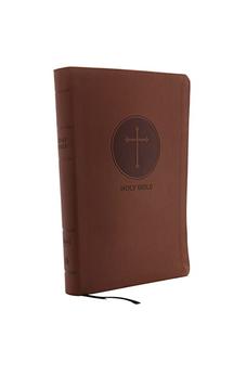 KJV Reference Bible Giant Print Leathersoft Brown Red Letter Edition Comfort Print 9780785215400