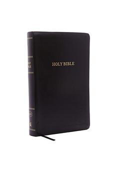 KJV Reference Bible Personal Size Giant Print Leather-Look Black Red Letter Edition Comfort Print