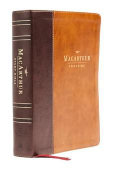 NASB MacArthur Study Bible 2nd Edition Leathersoft Brown Comfort Print 9780785230311