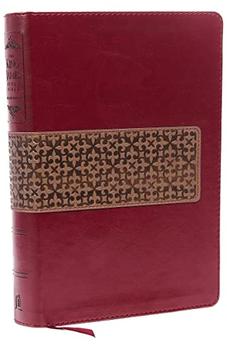 KJV Study Bible Imitation Leather Maroon/Brown Indexed Red Letter Edition: Second Edition (Signature) 9780718040598