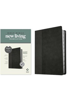 NLT Personal Size Giant Print Holy Bible (Red Letter LeatherLike Black/Onyx Indexed): Includes Free Access to the Filament Bible App 9781496445292