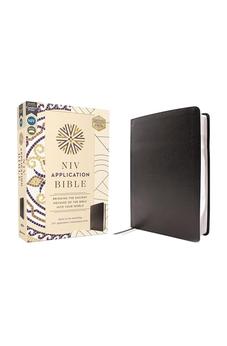 NIV Application Bible, European Bonded Leather, Black, Red Letter: Bringing the Ancient Message of the Bible into Your World (NIV Application Commentary Resources) 9780310465102