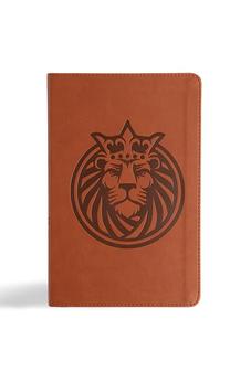 CSB Kids Bible, Anglicised Edition, Lion LeatherTouch, Black Letter, Presentation Page, Study Helps for Children, Full-Color Inserts and Maps, Easy-to-Read Bible Serif Type