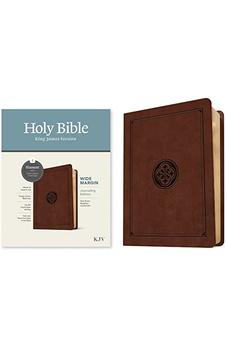 KJV Wide Margin Bible, Filament-Enabled Edition (LeatherLike, Dark Brown Medallion, Red Letter)