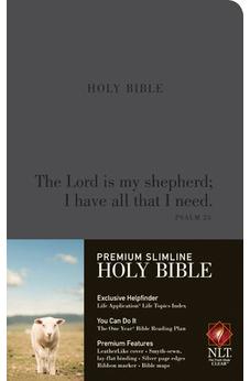 NLT Premium Slimline Holy Bible Imitation Leather