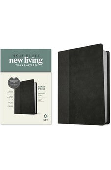 NLT Personal Size Giant Print Holy Bible (Red Letter LeatherLike Black/Onyx): Includes Free Access to the Filament Bible App 9781496444974