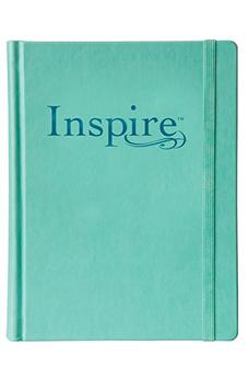 NLT Tyndale Inspire Bible (Hardcover, Aquamarine): Journaling Bible with Over 400 Illustrations to Color, Coloring Bible with Creative Journal Space - Religious Gift that Inspires Connection with God