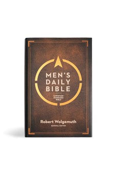 CSB Men's Daily Bible, Hardcover, Black Letter,Easy-to-Read Bible Serif Type