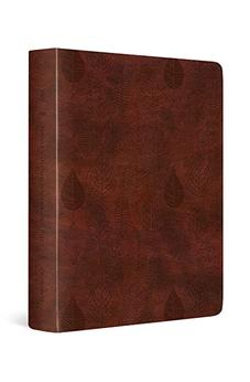 ESV Single Column Journaling Bible (TruTone Chestnut Leaves Design)