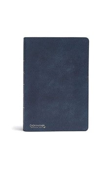 CSB (in)courage Devotional Bible Navy Genuine Leather Indexed