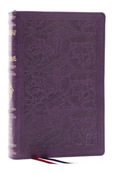 RSV Personal Size Bible with Cross References, Purple Leathersoft, (Sovereign Collection)