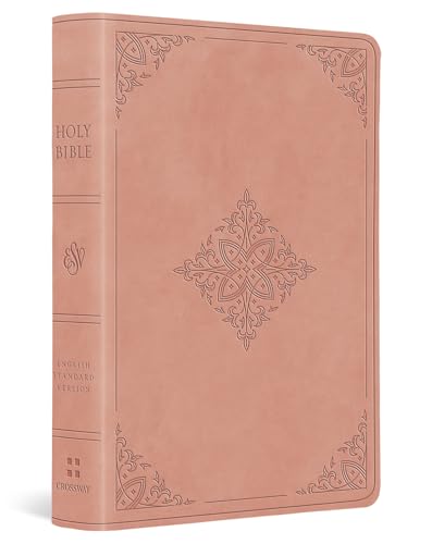 ESV Value Large Print Compact Bible (TruTone, Blush Rose, Fleur-de-lis Design) 9781433595653