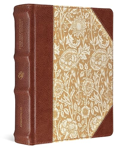 ESV Single Column Journaling Bible, Large Print (Cloth over Board, Antique Floral Design) 9781433588518