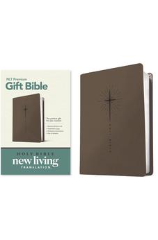 NLT Premium Gift Bible (Red Letter, LeatherLike, Star Cross Taupe)