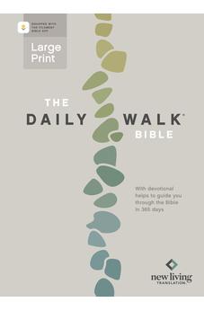 NLT The Daily Walk Bible Large Print NLT, Filament Enabled (Softcover) 9781496484994
