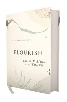 NIV Flourish Bible for Women, Hardcover, Multi-color/Cream, Comfort Print
