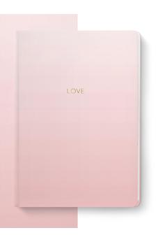 Spirit Stationery Hardback A5 Notebook: Pink Gradient