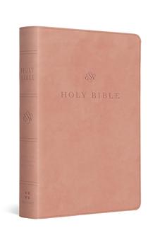 ESV Large Print Compact Bible, Red Letter (TruTone, Blush Rose) 9781433595646