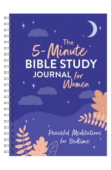 5-Minute Bible Study Journal for Women: Peaceful Meditations for Bedtime 9781636096155