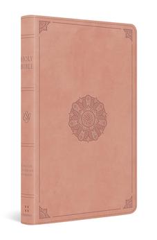 ESV Thinline Bible, Red Letter (TruTone, Pink, Emblem Design) 9781433593130