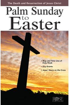 Palm Sunday to Easter pamphlet