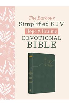 SKJV The Hope & Healing Devotional Bible [Dark Sage Doves]: Barbour Simplified King James Version 9781636098913