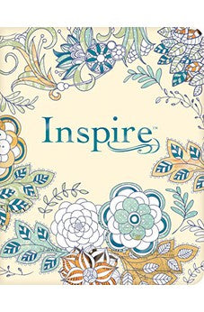 NLT Tyndale Inspire Bible (Softcover, Aquamarine): Journaling Bible with Over 400 Illustrations to Color, Coloring Bible with Creative Journal Space - Religious Gift that Inspires Connection with God