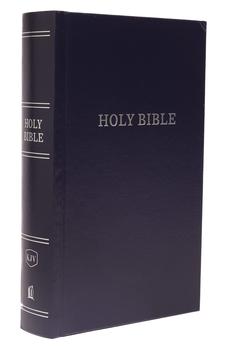 KJV Pew Bible Hardcover Blue Red Letter Edition Comfort Print