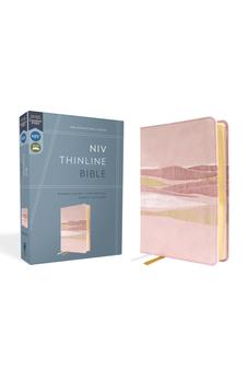 NIV Thinline Bible, Leathersoft, Pink, Red Letter, Comfort Print 9780310462125