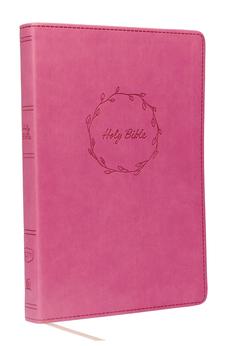 KJV Value Thinline Bible Large Print Leathersoft Pink Red Letter Edition Comfort Print 9780785225904