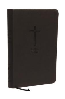 KJV Value Thinline Bible Compact Leathersoft Black Red Letter Edition Comfort Print 9780718098032