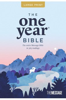 Message The One Year Bible, Large Print Thinline Edition (Softcover) 9781641588270