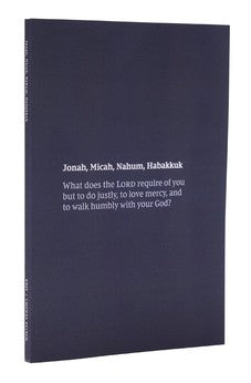 Bible Journal, NKJV - Jonah, Micah, Nahum, Habakkuk, Paperback, Comfort Print