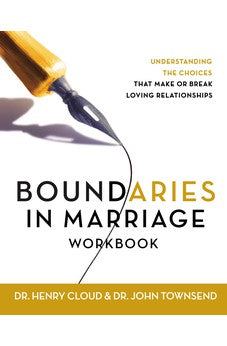 Boundaries in Marriage Workbook 9780310228752