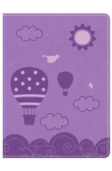 SKJV Daily Wisdom for Girls Simplified KJV Devotional Bible, Purple Imitation Leather