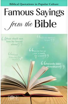 Famous Sayings from the Bible 9798400502460