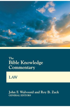 The Bible Knowledge Commentary Law (BK Commentary) 9780830772230