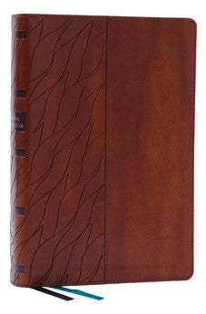 NKJV Encountering God Study Bible (Brown Leathersoft, Red Letter, Comfort Print) 9780785266785