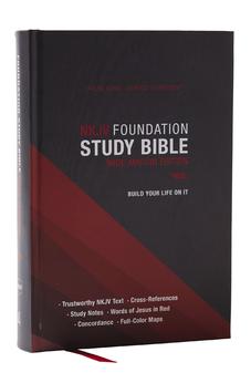 NKJV Foundation Study Bible, Wide-Margin, Black Hardcover, Red Letter 9781400351015