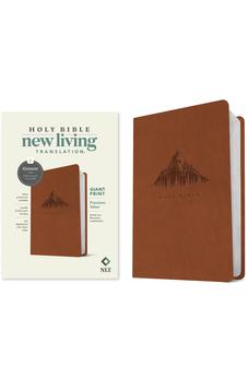 NLT Giant Print Premium Value Bible, Filament Enabled (LeatherLike, British Tan Mountain) 9781496482631