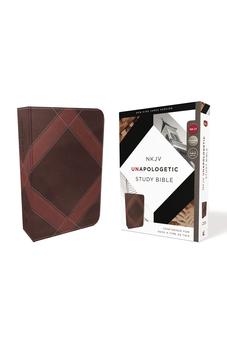 NKJV Unapologetic Study Bible Leathersoft Brown Red Letter Edition: Confidence for Such a Time As This