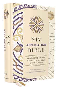 NIV Application Bible, Hardcover, Multi-Cream, Red Letter: Bringing the Ancient Message of the Bible into Your World (NIV Application Commentary Resources)