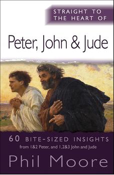 Straight to the Heart of Peter, John and Jude: 60 Bite-Sized Insights (Straight to the Heart Commentaries) 9780857217561
