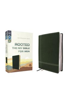NIV Rooted: The NIV Bible for Men, Leathersoft, Green, Comfort Print