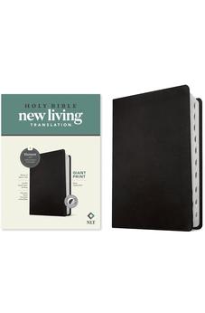 NLT Giant Print Bible, Filament Enabled (LeatherLike, Black, Indexed, Red Letter)