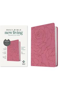 NLT Premium Value Compact Bible, Filament-Enabled Edition (LeatherLike, Pink Rose) 9781496479280